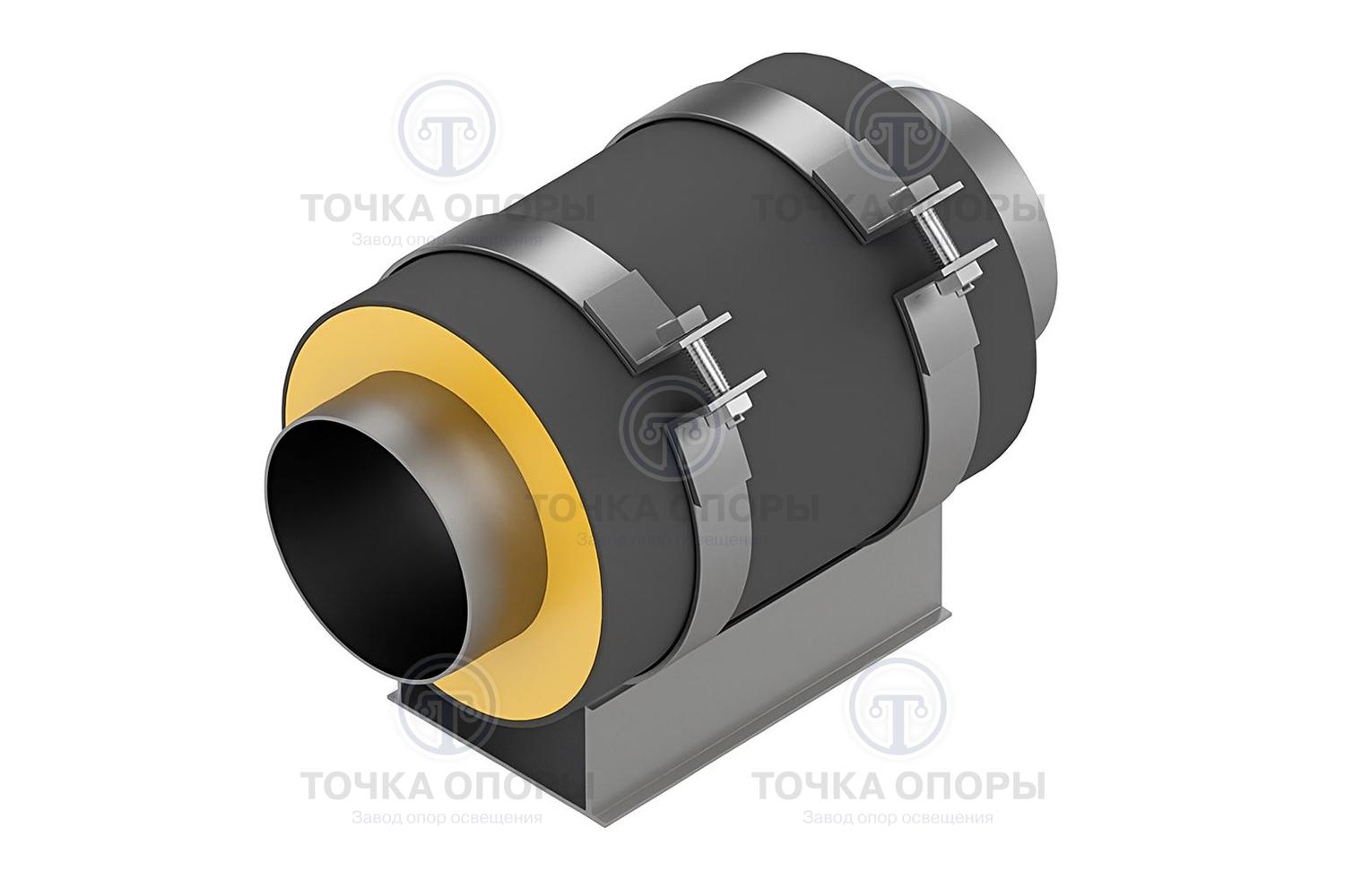 Скользящая опора СПО 108/180.150 подкладная для труб в ППУ