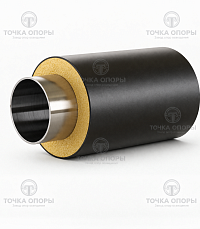 Труба ППУ полиэтиленовая оболочка 125х20х2,5 мм ГОСТ 30732-2006