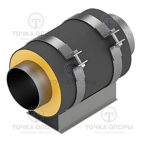 Скользящая опора СПО 159/250.200 подкладная для труб в ППУ