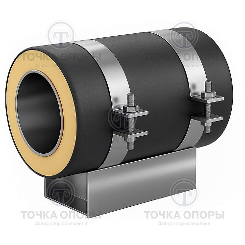 Скользящая опора СПОк 426/500.100 подкладная канальная для труб в ППУ